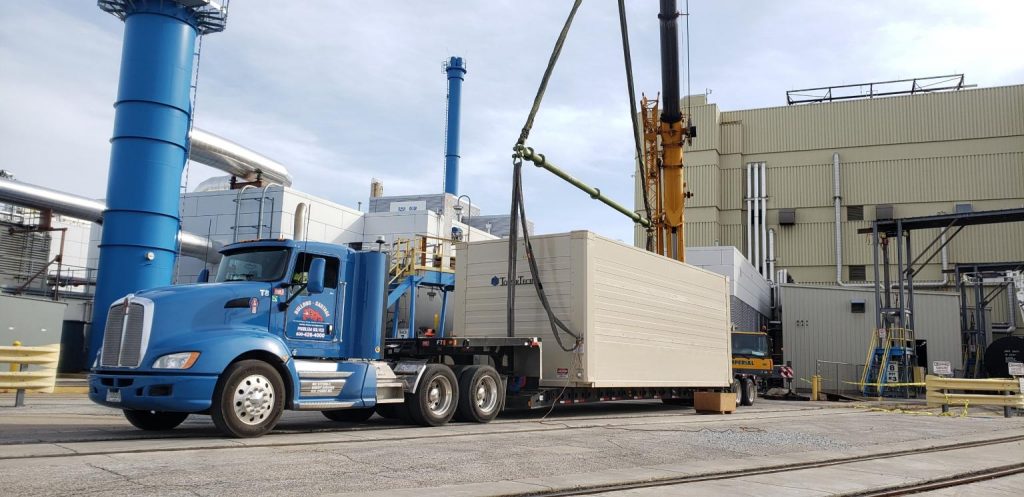 Truck in Warehouse